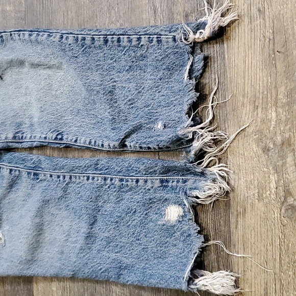 Free People We The Free Good Times Relaxed Fit Button Fly Jeans 27 - Picture 4 of 6